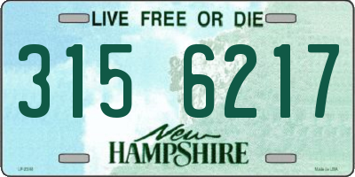 NH license plate 3156217