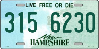 NH license plate 3156230