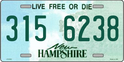 NH license plate 3156238