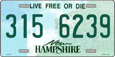 NH license plate 3156239