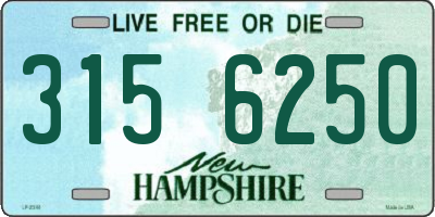 NH license plate 3156250