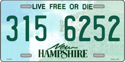 NH license plate 3156252
