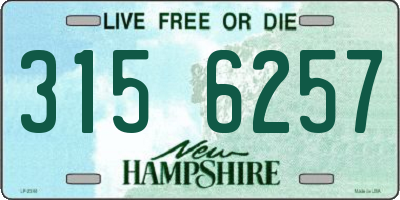 NH license plate 3156257