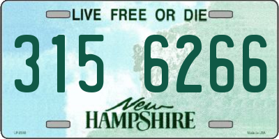 NH license plate 3156266