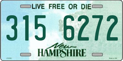 NH license plate 3156272