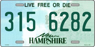 NH license plate 3156282