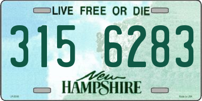 NH license plate 3156283