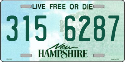 NH license plate 3156287