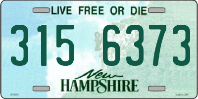 NH license plate 3156373