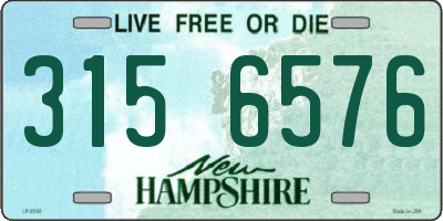 NH license plate 3156576