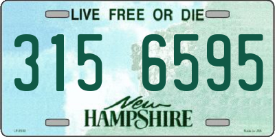 NH license plate 3156595