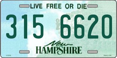 NH license plate 3156620