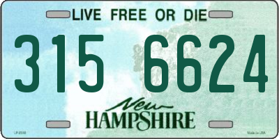 NH license plate 3156624