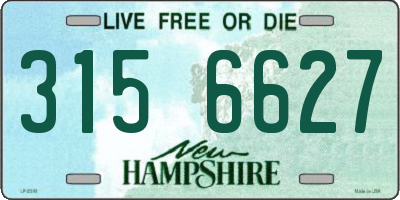 NH license plate 3156627