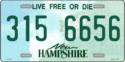 NH license plate 3156656