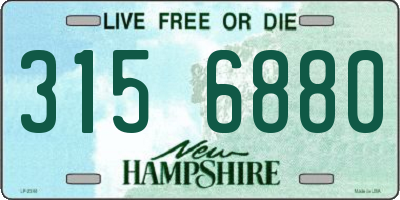 NH license plate 3156880