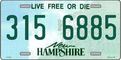 NH license plate 3156885