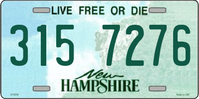 NH license plate 3157276