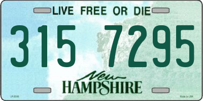 NH license plate 3157295