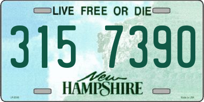 NH license plate 3157390
