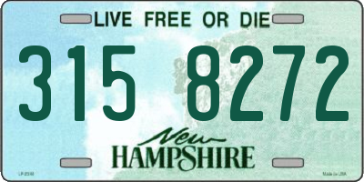 NH license plate 3158272