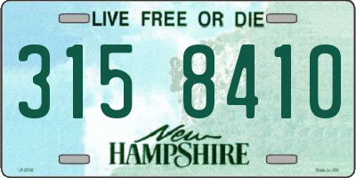 NH license plate 3158410