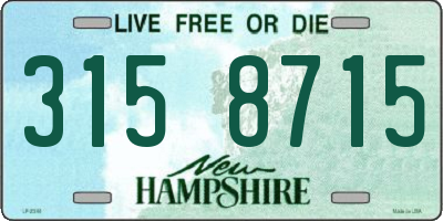 NH license plate 3158715