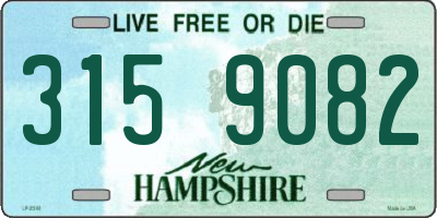 NH license plate 3159082