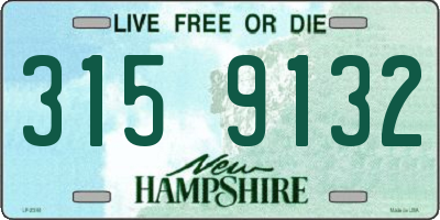 NH license plate 3159132