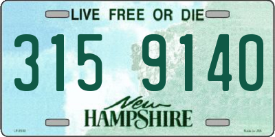 NH license plate 3159140