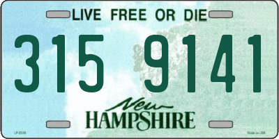 NH license plate 3159141