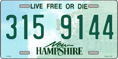 NH license plate 3159144