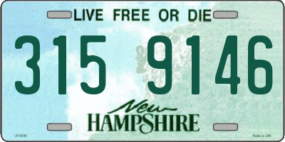 NH license plate 3159146
