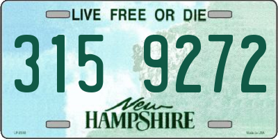 NH license plate 3159272