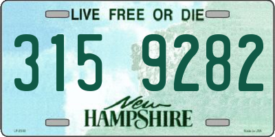 NH license plate 3159282
