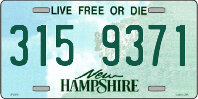 NH license plate 3159371