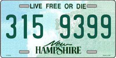 NH license plate 3159399