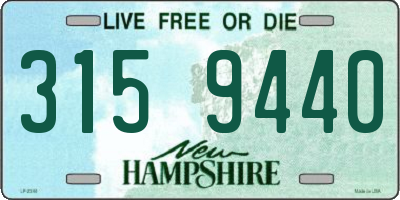 NH license plate 3159440