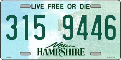 NH license plate 3159446