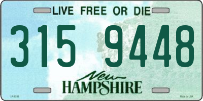 NH license plate 3159448