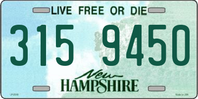 NH license plate 3159450