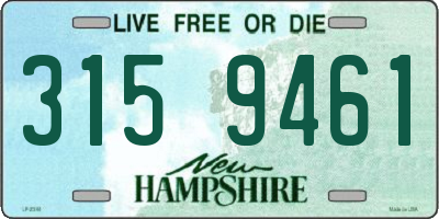 NH license plate 3159461