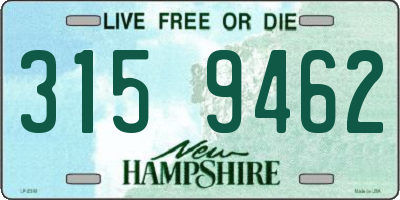 NH license plate 3159462