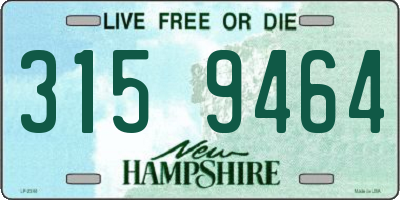NH license plate 3159464