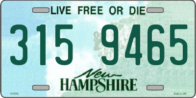 NH license plate 3159465