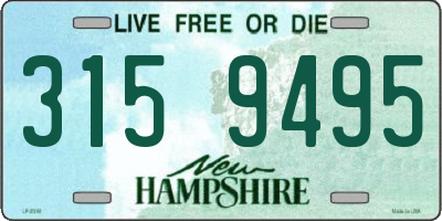 NH license plate 3159495