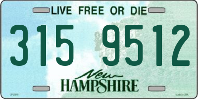 NH license plate 3159512
