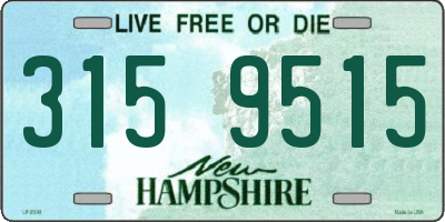 NH license plate 3159515