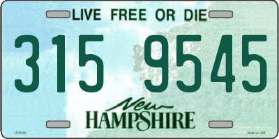 NH license plate 3159545