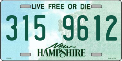 NH license plate 3159612